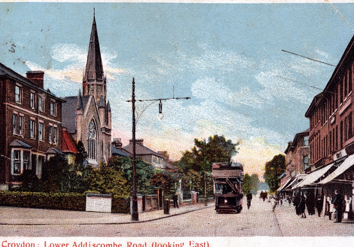 Lower Addiscombe Rd looking East